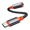 MCDODO Cabo Adaptador Macho USB-C - Jack Fêmea 3.5mm