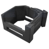 SHELLY Suporte de Calha DIN 90º para SHELLY Plus Add-On - Preto