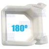 SHELLY Suporte de Calha DIN 180º para SHELLY Plus e Z-Wave - Branco