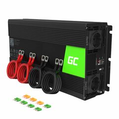 GREENCELL Conversor de Voltagem 12V a 230V 2000W / 4000W INV10
