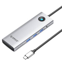ORICO Estação de Ancoragem 6 em 1 Type-C PW11-10P-SV-EP - Prata