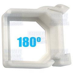 SHELLY Suporte de Calha DIN 180º para SHELLY Plus e Z-Wave - Branco