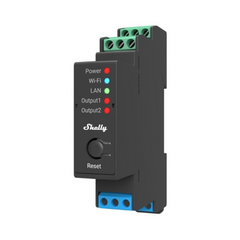 SHELLY Módulo para Calha DIN para Automação WiFi/BT/LAN PRO 2