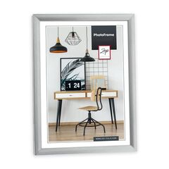 ZEP Moldura de Poliestireno 10x15cm (Prateado)