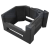 SHELLY Suporte de Calha DIN 90º para SHELLY Plus Add-On - Preto