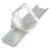 SHELLY Suporte de Calha DIN 180º para SHELLY Plus e Z-Wave - Branco