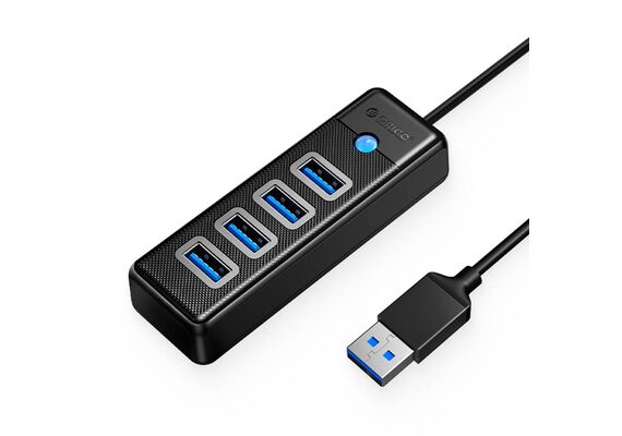 ORICO Hub USB para 4xUSB 3.0 Preto - 0.15mORICO Hub USB para 4xUSB 3.0 Preto - 0.15m