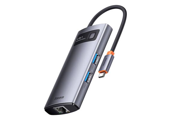 BASEUS Hub Multi-Funcional USB-C para USB 3.2 / Ethernet RJ45