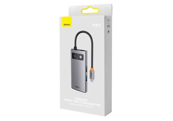 BASEUS Hub Multi-Funcional USB-C para USB 3.2 / Ethernet RJ45