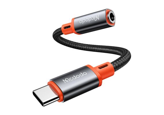 MCDODO Cabo Adaptador Macho USB-C - Jack Fêmea 3.5mm