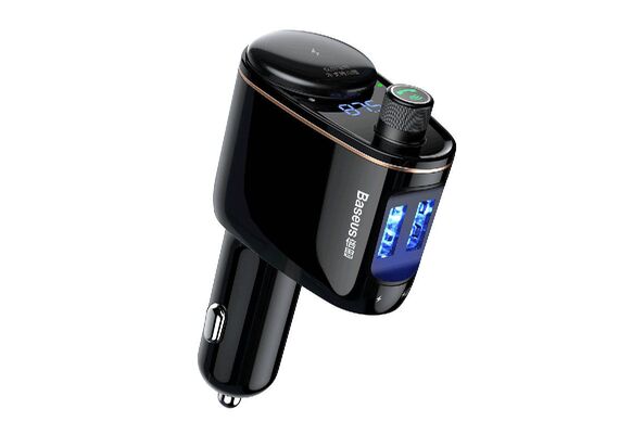 BASEUS Leitor de MP3 Bluetooth para Carro S-06 CCHC000001- Preto