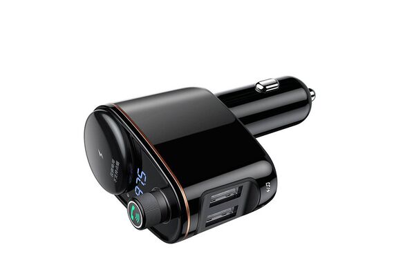 BASEUS Leitor de MP3 Bluetooth para Carro S-06 CCHC000001- Preto