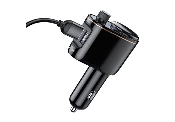 BASEUS Leitor de MP3 Bluetooth para Carro S-06 CCHC000001- Preto