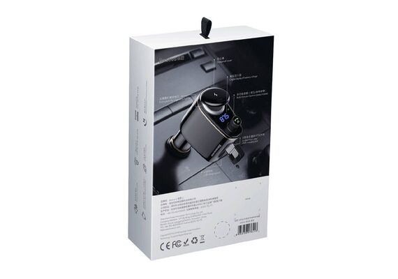 BASEUS Leitor de MP3 Bluetooth para Carro S-06 CCHC000001- Preto