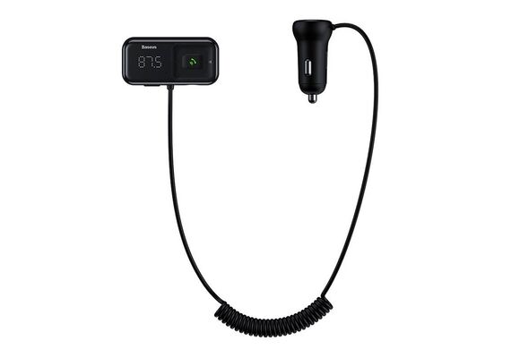 BASEUS Leitor de Bluetooth para Carro T Shaped S-16 - PretoBASEUS Leitor de Bluetooth para Carro T Shaped S-16 - Preto