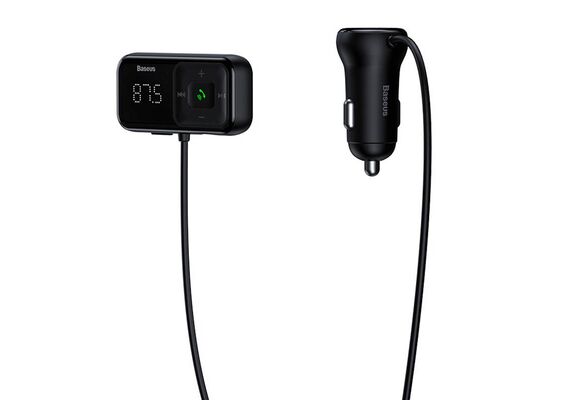 BASEUS Leitor de Bluetooth para Carro T Shaped S-16 - Preto