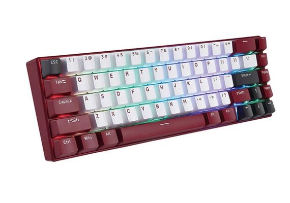 MOTOSPEED Teclados Mecânico Bluetooth BK67 - Vermelho