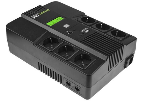GREEN CELL Fonte de Alimentação Ininterrupta UPS AiO 800VA 480W