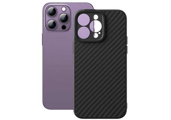 BASEUS Capa para iPhone 14 Pro Max Synthetic Fiber ARQW000101 - Preto