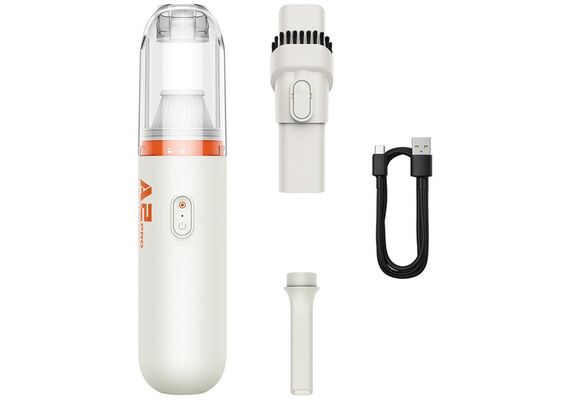 BASEUS Aspirador de Carro Sem Fio A2Pro 6000Pa VCAQ040002 - Branco