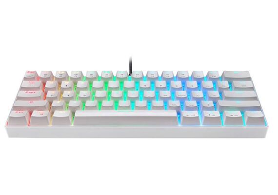 MOTOSPEED Teclados Mecânico RGB CK61 - Branco