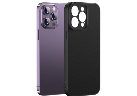 BASEUS Capa para iPhone 14 Pro Max Synthetic Fiber ARQW000101 - Preto