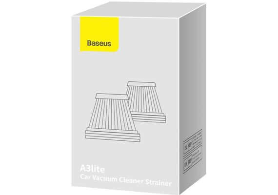 BASUES Filtros de Aspirador de Carro A3lite 2pcs VCAQ070101 - Preto