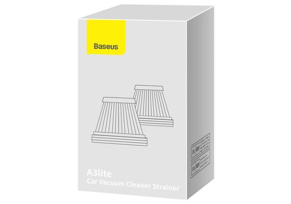 BASUES Filtros de Aspirador de Carro A3lite 2pcs VCAQ070102 - Branco
