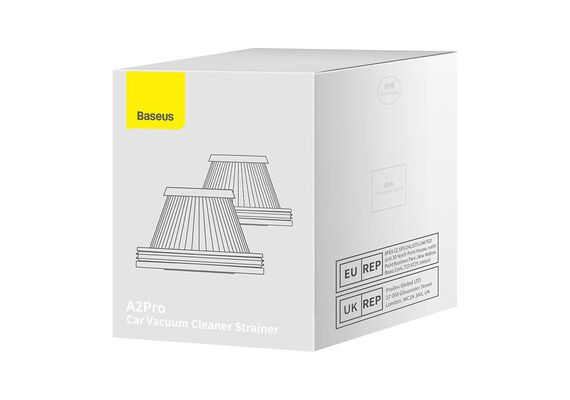 BASEUS Filtros de Aspirador de Carro A2Pro 2pcs VCAQ070002 - Branco