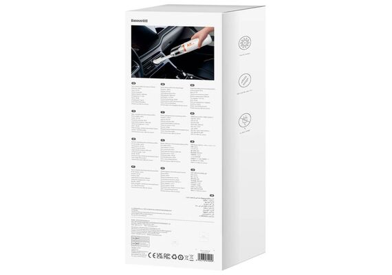 BASEUS Aspirador de Carro Sem Fio A2Pro 6000Pa VCAQ040002 - Branco