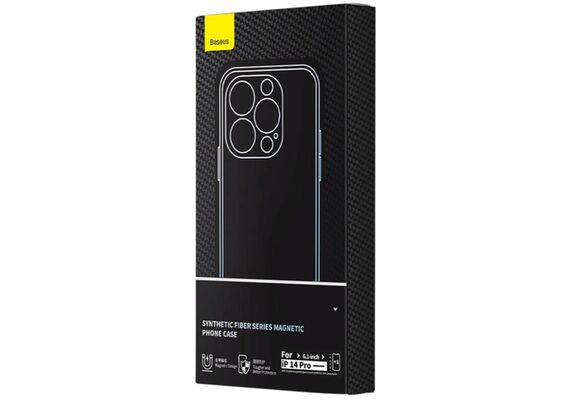 BASEUS Capa para iPhone 14 Pro Max Synthetic Fiber ARQW000101 - Preto