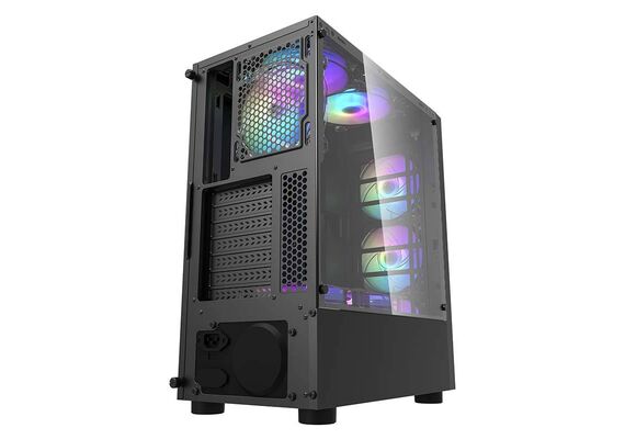 DARKFLASH Cabines de Computador Melody - Preto