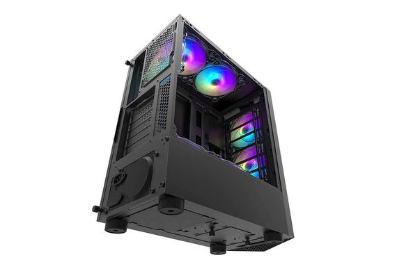 DARKFLASH Cabines de Computador Melody - Preto