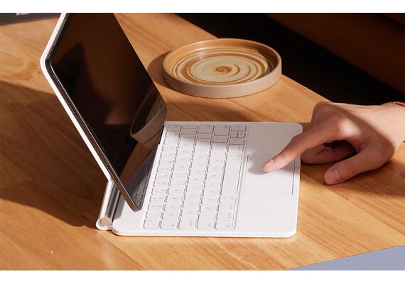 BASEUS Estojo do Teclado Brilliance Pro para iPad 12.9" 2018 / 2020 / 2021 ARJK010302 - Branco