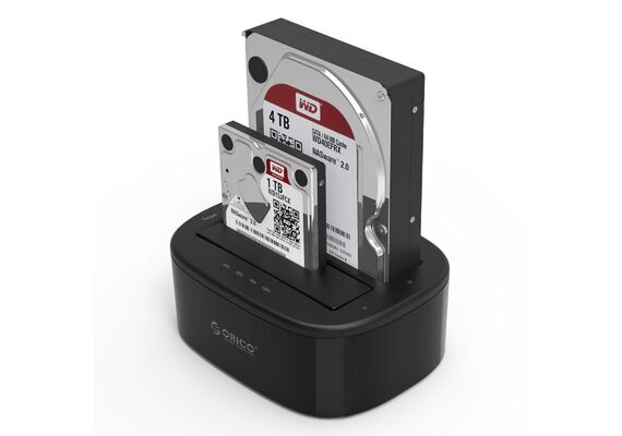 ORICO Acoplamento com Função de Clone Dual Bay USB3.0 HDD 6228US3-C-EU-BK-BP