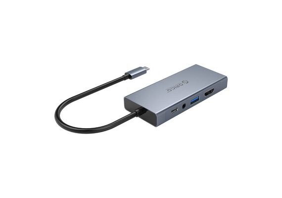 ORICO 5 in1 Adapter Hub HDMI 4K / USB 3.0 / VGA / AUX / USB-C PD 60W MC-U501P-GY-BP