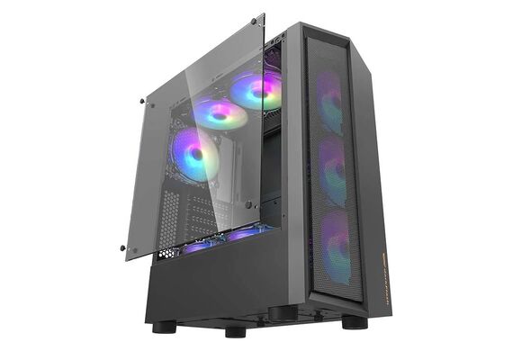 DARKFLASH Cabines de Computador Melody - Preto