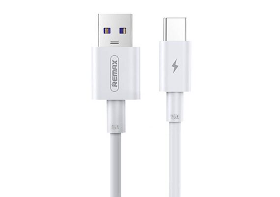 REMAX Cabo USB a USB-C RC-183a 100W 2m - Branco