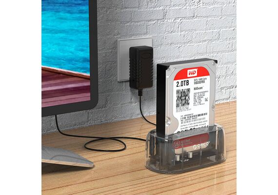 ORICO Estação de Ancoragem 1-Bay HDD/SSD 3.5” USB-C 3.1