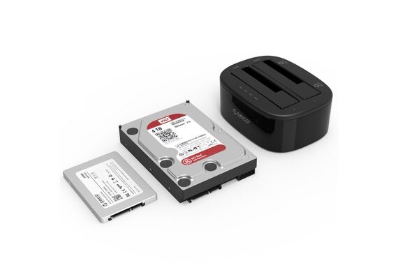 ORICO Acoplamento com Função de Clone Dual Bay USB3.0 HDD 6228US3-C-EU-BK-BP