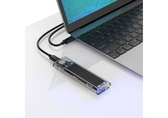 ORICO Enclosure SDD M.2 NVME USB-C 3.1 Gen.2 10Gbps - Preto