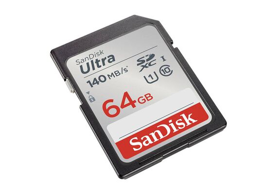 SANDISK Cartão de Memória ULTRA SDXC 64GB 140MB/s UHS-I Class 10 SDSDUNB-064G-GN6IN