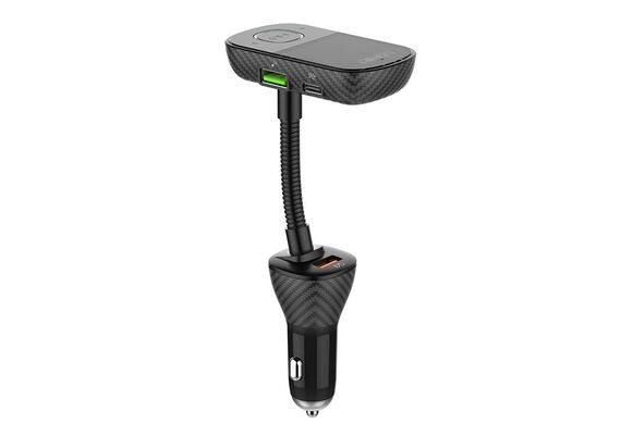 LDNIO Transmissor Bluetooth FM 2USB / USB-C / Lightning cable C705Q