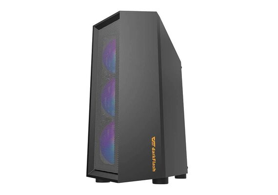 DARKFLASH Cabines de Computador Melody - Preto