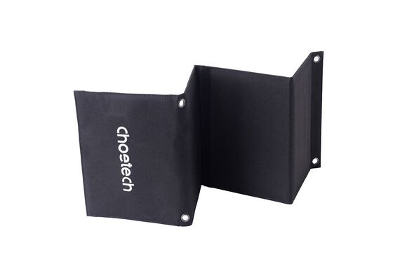 CHOETECH Carregador Solar Dobrável 2x USB 22W SC005 - Preto