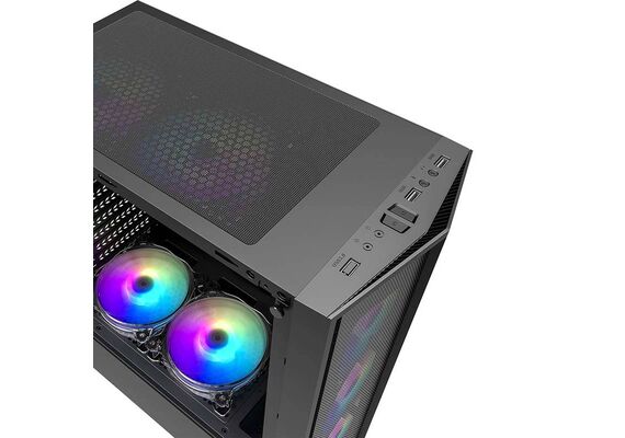 DARKFLASH Cabines de Computador Melody - Preto
