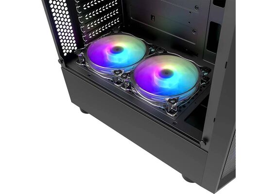 DARKFLASH Cabines de Computador Melody - Preto