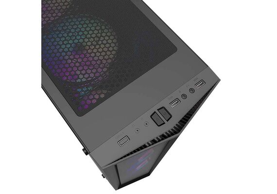 DARKFLASH Cabines de Computador Melody - Preto