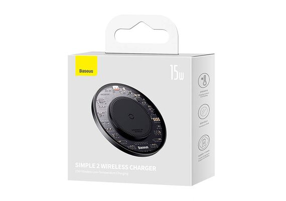 BASEUS Sem-fio Qi Carregador Indutivo USB-C a USB-C 15W