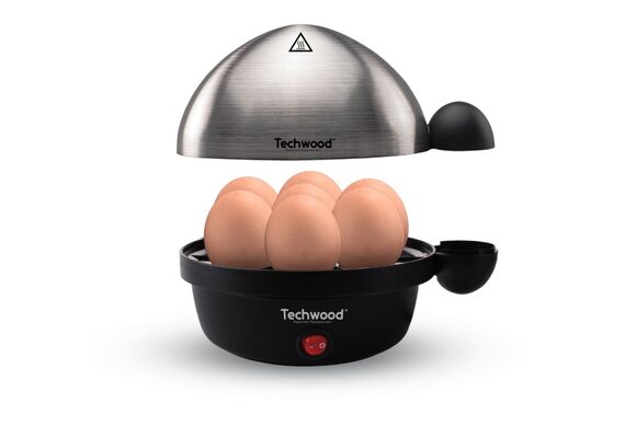 TECHWOOD Cozedor e fritador de ovos elétrico